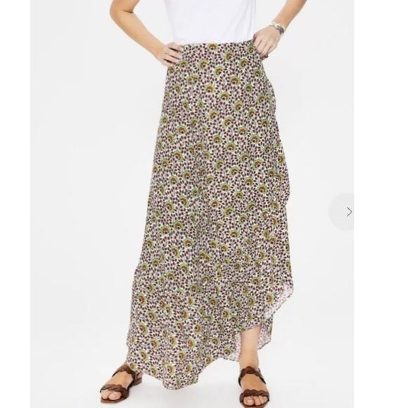 Boden wrap skirt new, never used size 8 midi w/ bonus pockets light weight - Picture 5 of 11